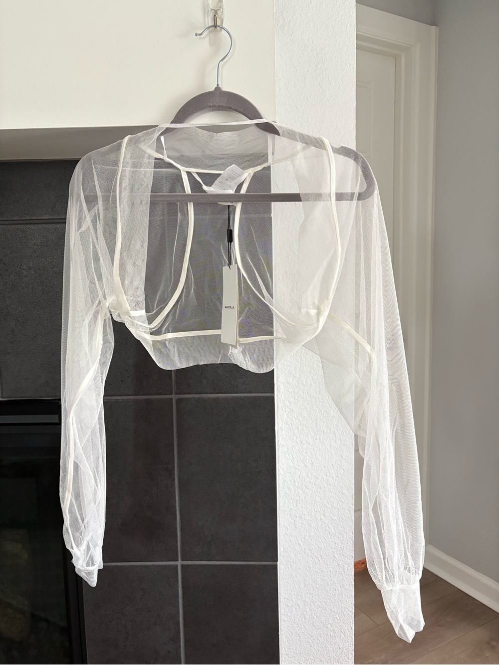 Bridal Off White Mesh Shrug Bolero Marcella NYC / Olympia Bolero